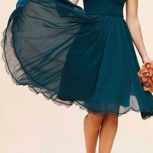 Dress The Population elegant cocktail dress in GORGEOUS teal color!🤩Size L.